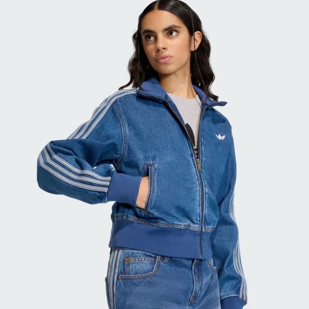 BNWT M FIREBIRD TRACK TOP DENIM